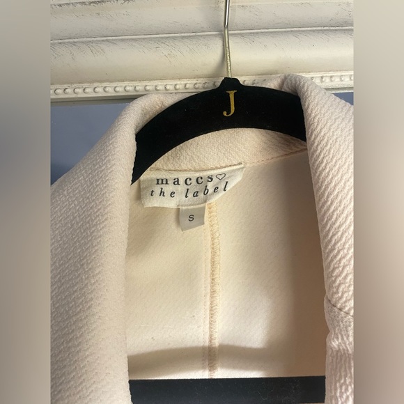 Maccs the Label BlazerJacket in Light Cream Blush Pink - Picture 4 of 4